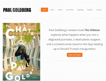 Tablet Screenshot of paulgoldberg.com
